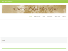 Tablet Screenshot of essenceofskinelectrolysis.com